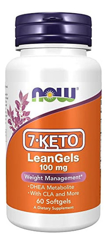 7-keto Leangels 100 Mg 60 Cápsulas Blandas Now