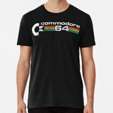 Remera Logotipo Retro De Commodore 64 Algodon Premium