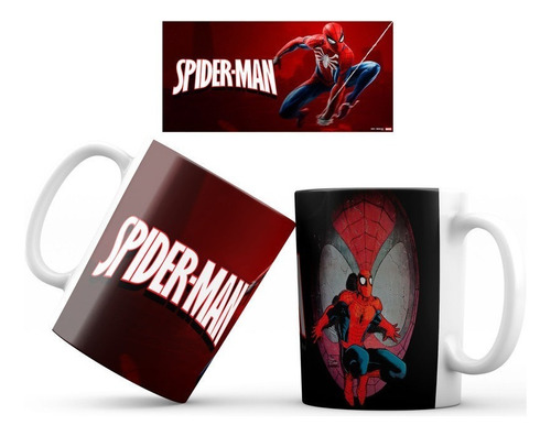 Pocillo Mug - Spiderman From Marvel