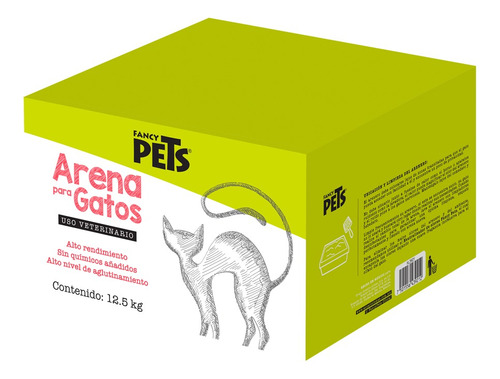 Fancy Pets Arena Aglutiante Para Gatos 12.5kg