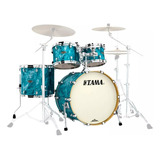 Bateria Tama Starclassic 4 Cuerpos Walnut Birch Bombo 22 Tur Color Turquoise Pearl