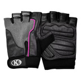 Guantes Gimnasio Mujer Cuero K6 Pesas Gym Fitness Fusion