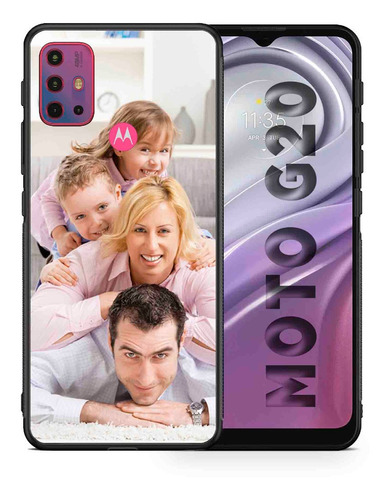 Funda Moto G20 Personalizada Foto Arte Logo Tpu Uso Rudo