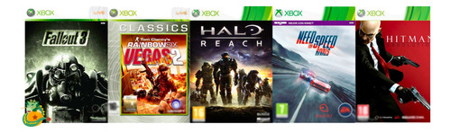 Hitman Absolution - Halo Reach + 3 Juegos Xbox 360 Original