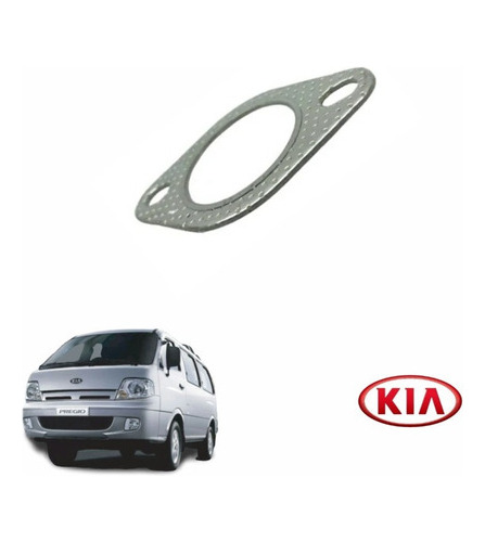 Sello Bajante Escape Kia K2700 Pregio 3.0l 01-09 Foto 2