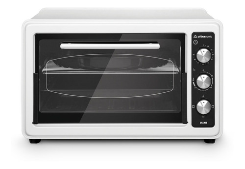 Horno Eléctrico Ultracomb De Mesa Uc36b 36l Blanco Con Grill