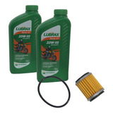 Kit 2 Oleo Mineral 20w 50 Filtro Fazer 250 2007 2008 Lubrax