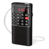 Radio Walkman Fm De Bolsillo Con Batera Porttil Con Grabador