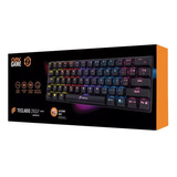 Teclado Mecânico Ziggy Led Switch Outemu Red Led Oex Tc607