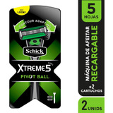 Schick Xtreme5 Pivot Ball Maquina De Afeitar Recargable