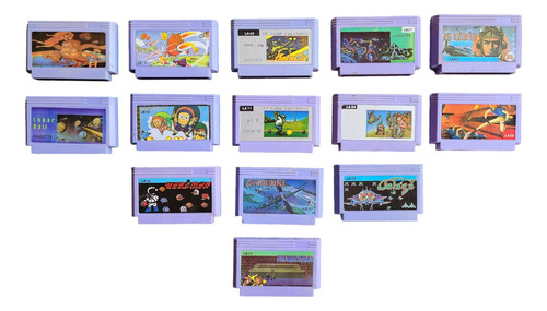 Lote Cartuchos Family Game Juegos Retro Consola Famicom Nes