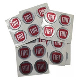 Sticker Logo Centro De Llanta- Insignia Fiat 43mm.