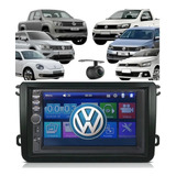 Central Multimidia Mp5 G7 G8 2 Din Vw + Moldura + Câmera Ré