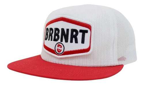 Gorra Barba Norteña - Brbnrt - Rojo/blanco