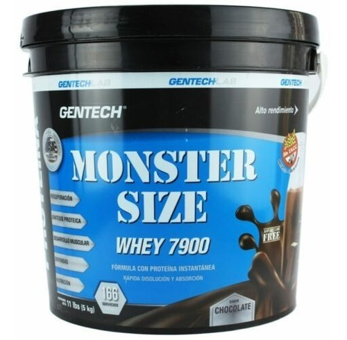 Whey Protein Monster Size 5 Kg Proteína 166 Servicios 