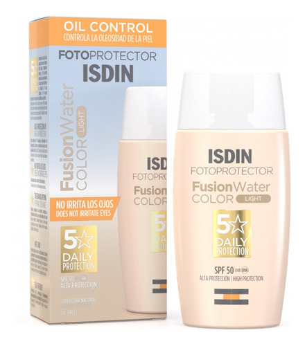 Isdin Fusion Water Color Protector Fps50+ Tono Light X50ml