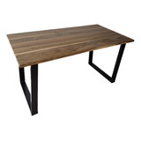 Mesa Industrial De Comedor Madera Dura Maciza Modelo Vini