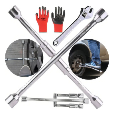 Llave Cruz Plegable Cruciforme 17\u002F19\u002F21\u002F23mm Acero Para Automóvil | MercadoLibre