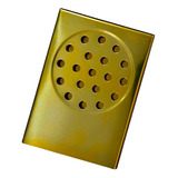 Ralo Inteligente Pratic Para Box De Banheiro Em Inox Dourado