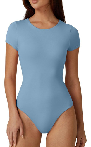 Summer Bodysuit For Women Short Sleeve Sexy Body Suit Tops