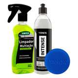 Intense Revitalizador Plasticos + Limpador Apc 500ml Vonixx