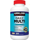 Kirkland Daily Multi Vitaminas E Minerais 500 Tab Importado