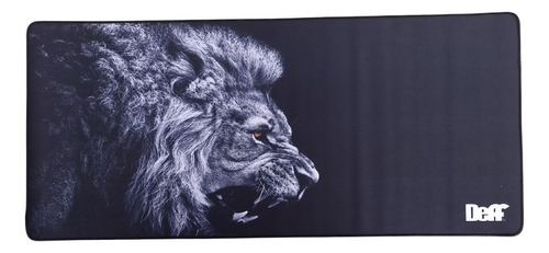 Mouse Pad Gamer Leon Blanco Y Negro 90x40 Xl Mousepad