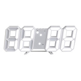 Reloj De Pared Led 3d Reloj Despertador Minimalista Montado