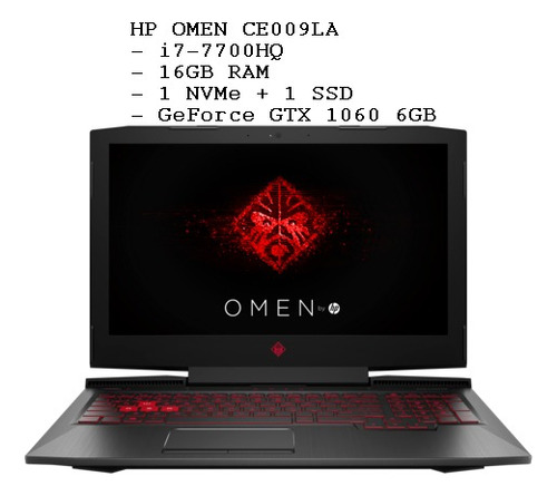 Notebook Omen By Hp 15-ce009la - I7 - 16gb - Placa De Video