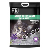 Arena Sanitaria Para Gatos Hei Pets Lavanda 4kg