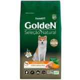 Ração Golden Seleção Natural Cães Adulto Frango Abóbora 12kg