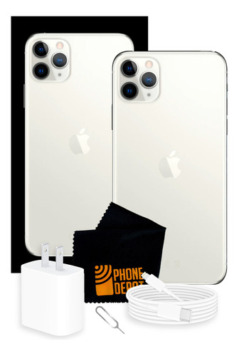 Apple iPhone 11 Pro Max 64 Gb Plata Con Caja Original + Protector