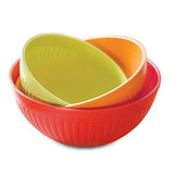 Nordic Ware Prep And Serve Mixing Bowl Set, 3-piece
