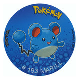 Mousepad De Tazo Pokemon Modelo #183 Marill