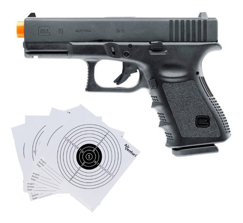 Pistola Glock 19 Gen 3 Airsoft Bbs Plástico 6mm Gbb Xtreme C