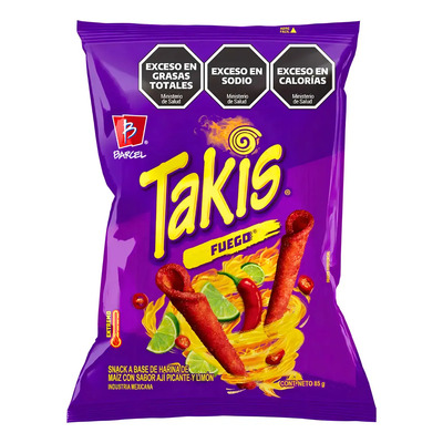 Snack Takis Fuego X 85g | MercadoLibre