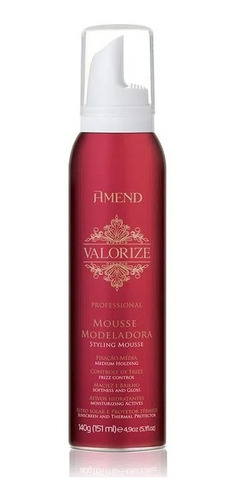 5 Unid Mousse Modelagem Duradoura Valorize Amend - 140g 