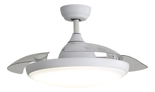 Ventilador Alphaled Lampara Aspas Escondidas 108 Cm Luz Led