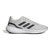 Tenis adidas Runfalcon 3 Gris Con Negro Caballero Hombre