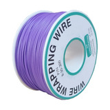 Cable 30 Awg Rollo 200m Wire Wrapping Color Morado