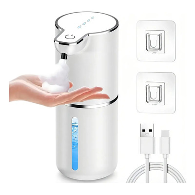 Dispensador De Jabón Espuma Automático Recargable Usb 350ml
