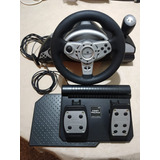 Volante Nippongame Con Pedalera Para Playstation 2 Y 3