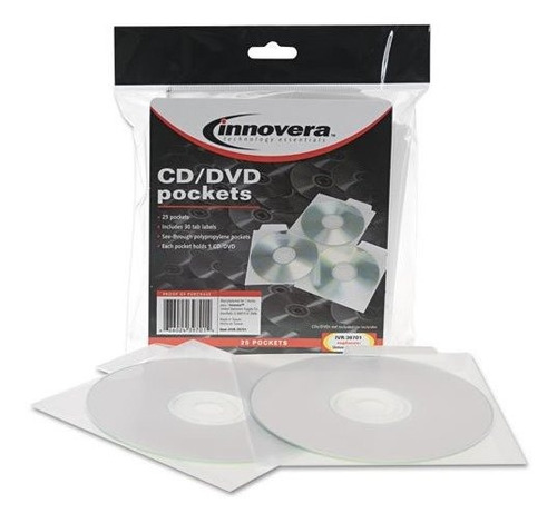 Ivr39701 - Innovera Cd/dvd Pockets