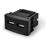 Modulo Cargador Usb Doble Negro Kalop Kl40491 - Soultec Material Plástico