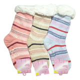 X3 Calcetines De Chiporro Mujer - Pantuflas Antideslizante 