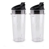 Tazas De Repuesto Nutri Ninja, 2 Pack 16 Oz,