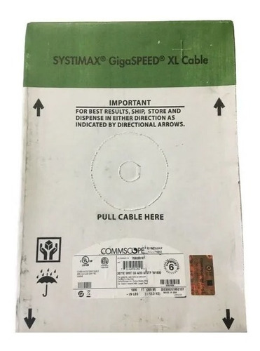 Bobina De Cable Utp Cat 6 Marca Systimax Plenum 2071e