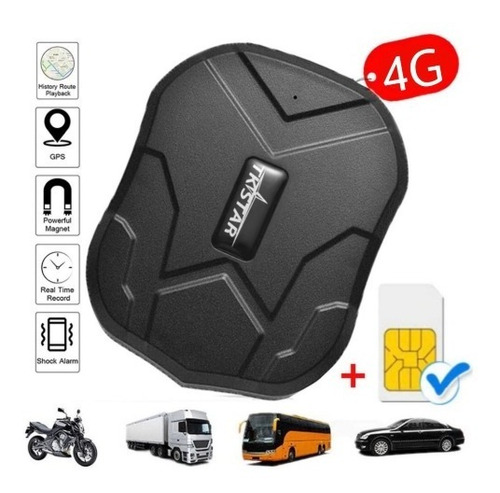 Gps 4g Tracker Mini Antirobo Moto Auto Espia Pareja + Chip