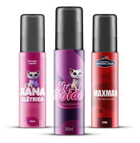 Kit C/3 Gel Funcional Xanaloka + Hora Bolas  + Kuloko 