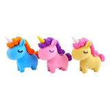 Gomitas X 3 Unicornios Gomas De Borrar Kawaii Hermosas Cute